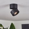 Laonsana Ceiling Light LED black, 1-light source