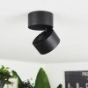 Laonsana Ceiling Light LED black, 1-light source