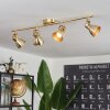 Salinas Ceiling Light LED brass, 4-light sources
