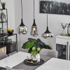 Maynal Pendant Light black, 3-light sources