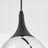 Maynal Pendant Light black, 3-light sources