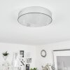 Mentque Ceiling Light LED silver, 1-light source
