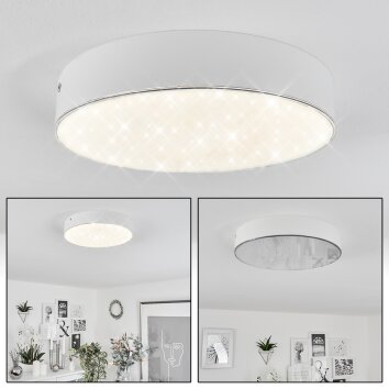 Mentque Ceiling Light LED white, 1-light source