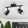 Nestavel Ceiling Light LED black, 2-light sources