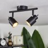 Nestavel Ceiling Light LED black, 2-light sources