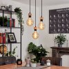 Harran Pendant Light Ecru, black, 3-light sources