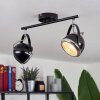 Foverup Ceiling Light chrome, matt nickel, black, 2-light sources