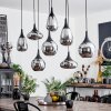 Maynal Pendant Light black, 8-light sources