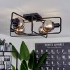 Agropoli Ceiling Light black, 4-light sources