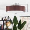 Tveid Ceiling Light matt nickel, 3-light sources