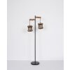 Globo JEANIE Floor Lamp Dark wood, black, 2-light sources
