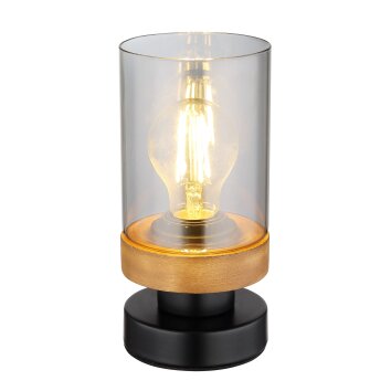 Globo FINCA Table lamp Ecru, black, 1-light source