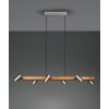 Trio Marley Pendant Light Ecru, matt nickel, 6-light sources