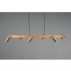 Trio Marley Pendant Light Ecru, matt nickel, 6-light sources