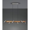 Trio Marley Pendant Light Ecru, matt nickel, 6-light sources