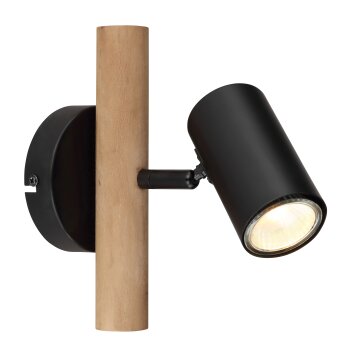 Globo HERTI Wall Light brown, black, 1-light source