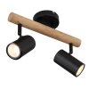 Globo HERTI Ceiling Light brown, black, 2-light sources