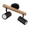 Globo HERTI Ceiling Light brown, black, 2-light sources