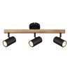 Globo HERTI Ceiling Light brown, black, 3-light sources