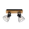 Leuchten-Direkt TARO Ceiling Light black, 2-light sources