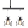 Globo MINA Pendant Light LED black, 4-light sources
