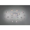 Trio Bullet Ceiling Light LED chrome, 21-light sources