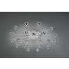 Trio Bullet Ceiling Light LED chrome, 21-light sources