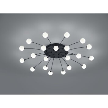 Trio Bullet Ceiling Light LED black, 21-light sources