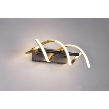 Trio Sequence Wall Light LED brass, black, 1-light source