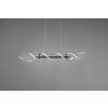 Trio Sequence Pendant Light LED aluminium, black, 1-light source