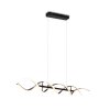 Trio Sequence Pendant Light LED aluminium, black, 1-light source
