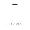 Trio Sequence Pendant Light LED aluminium, black, 1-light source