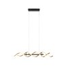 Trio Sequence Pendant Light LED brass, black, 1-light source