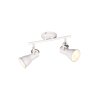 Trio Steam Ceiling Light Antique, white, 2-light sources