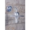 Nordlux Luxembourg wall light stainless steel, transparent, clear, galvanized, 1-light source