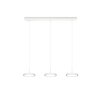 Trio Tray Pendant Light LED white, 3-light sources