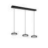Trio Tray Pendant Light LED black, 3-light sources