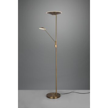 Trio Brantford UpLighter LED antique brass, 1-light source