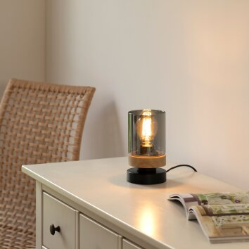 Leuchten-Direkt PASQUAL Table lamp black, 1-light source