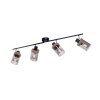 Leuchten-Direkt PASQUAL Ceiling Light black, 4-light sources