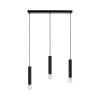 Leuchten-Direkt BRUNA Pendant Light black, 3-light sources