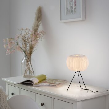 Leuchten-Direkt PAPEL Table lamp white, 1-light source