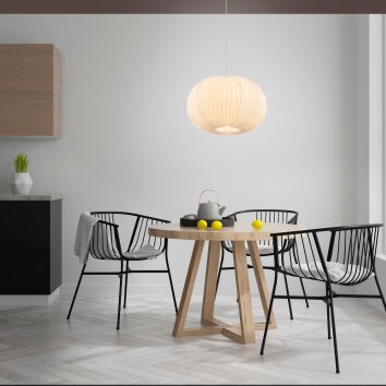 Leuchten-Direkt PAPEL Pendant Light white, 1-light source