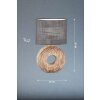 Fischer & Honsel Hanke Table lamp Wood like finish, 1-light source