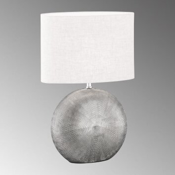 Fischer & Honsel Tobse Table lamp silver, 1-light source