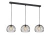 Fischer & Honsel Wire Pendant Light black, 3-light sources