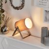 Puelches Table lamp matt nickel, 1-light source