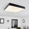Mentque Ceiling Light LED black, 1-light source