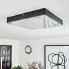 Mentque Ceiling Light LED black, 1-light source