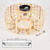 Oravi Ceiling Light Light wood, 1-light source